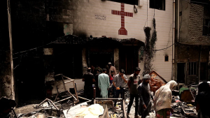 Churches and Homes Ablaze in Pakistan over blesphemy allegations.