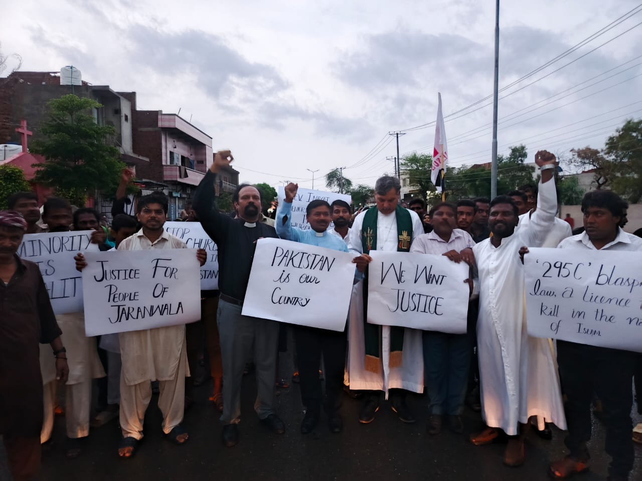 Protest in Jaranwala